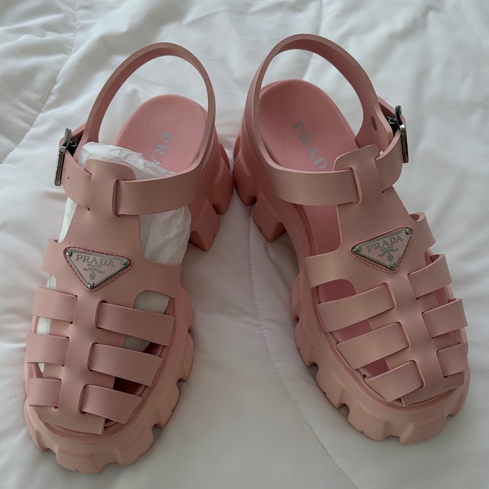Prada Monolith Sandals
